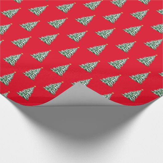 kerstpapier met onmiddellijke verpakking cadeaupapier (Hoek)