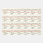 kerstpapier met onmiddellijke verpakking Reeks 3 v Inpakpapier Vel (Voorkant 3)