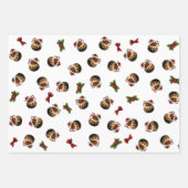 kerstpapier met onmiddellijke verpakking Reeks 3 v Inpakpapier Vel (Voorkant 3)