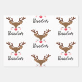 kerstpapier met onmiddellijke verpakking Reeks 3 v Inpakpapier Vel (Voorkant 3)