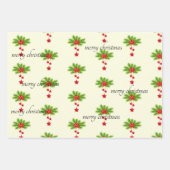 kerstpapier met onmiddellijke verpakking Reeks 3 v Inpakpapier Vel (Voorkant 3)