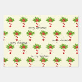 kerstpapier met onmiddellijke verpakking Reeks 3 v Inpakpapier Vel (Voorkant 2)