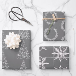 kerstpapier met onmiddellijke verpakking Reeks 3 v Inpakpapier Vel