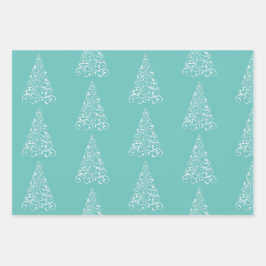 kerstpapier met onmiddellijke verpakking Reeks 3 v Inpakpapier Vel