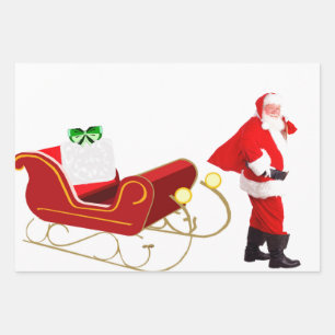 kerstpapier met onmiddellijke verpakking Reeks 3 v Inpakpapier Vel