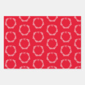 kerstpapier met onmiddellijke verpakking Reeks 3 v Inpakpapier Vel (Voorkant 2)