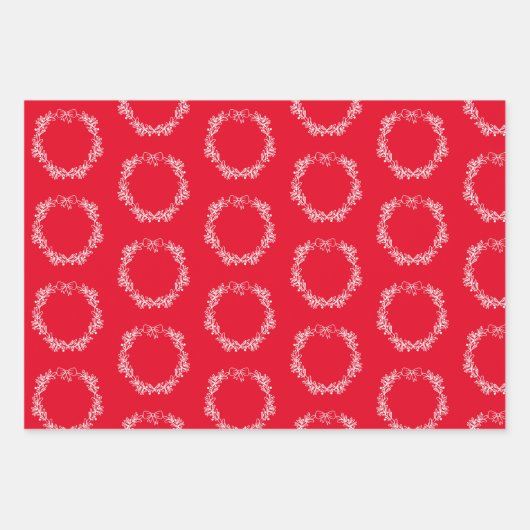 kerstpapier met onmiddellijke verpakking Reeks 3 v Inpakpapier Vel (Voorkant 2)