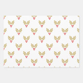 kerstpapier met onmiddellijke verpakking Reeks 3 v Inpakpapier Vel (Voorkant 3)