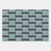 kerstpapier met onmiddellijke verpakking Reeks 3 v Inpakpapier Vel (Voorkant 3)