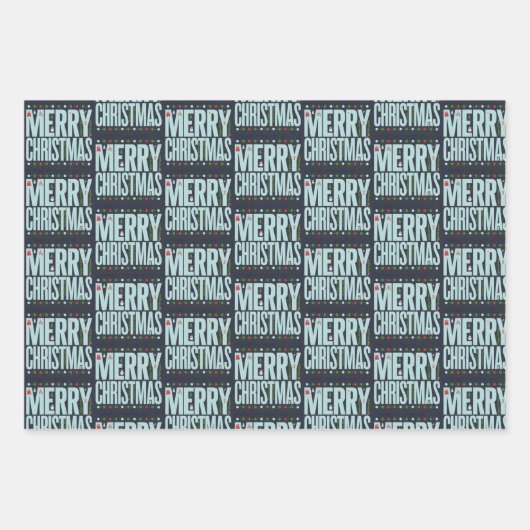 kerstpapier met onmiddellijke verpakking Reeks 3 v Inpakpapier Vel (Voorkant 2)