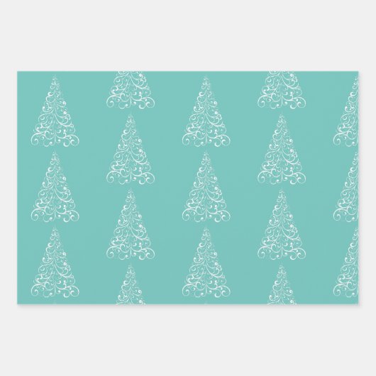 kerstpapier met onmiddellijke verpakking Reeks 3 v Inpakpapier Vel (Voorkant)