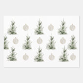 kerstpapier met onmiddellijke verpakking Reeks 3 v Inpakpapier Vel (Voorkant)