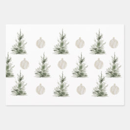 kerstpapier met onmiddellijke verpakking Reeks 3 v Inpakpapier Vel