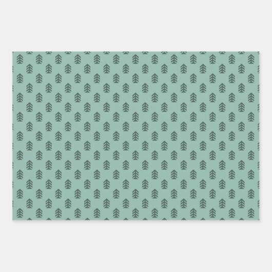 kerstpapier met onmiddellijke verpakking Reeks 3 v Inpakpapier Vel (Voorkant 2)