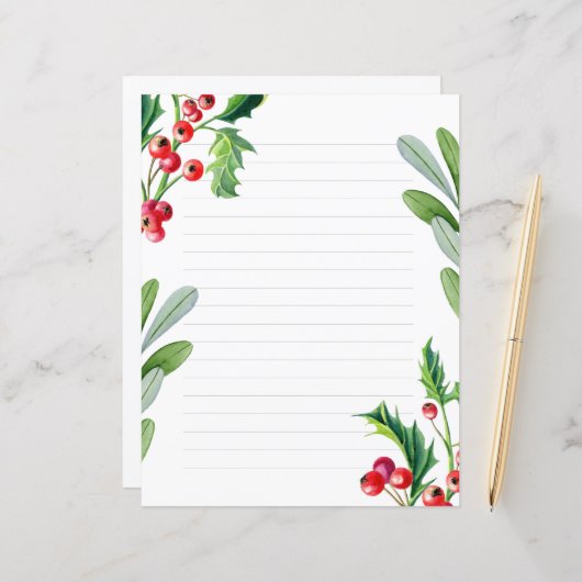 kerstpapier, met papier bekleed feestdag (Voorkant / Achterkant in situ)