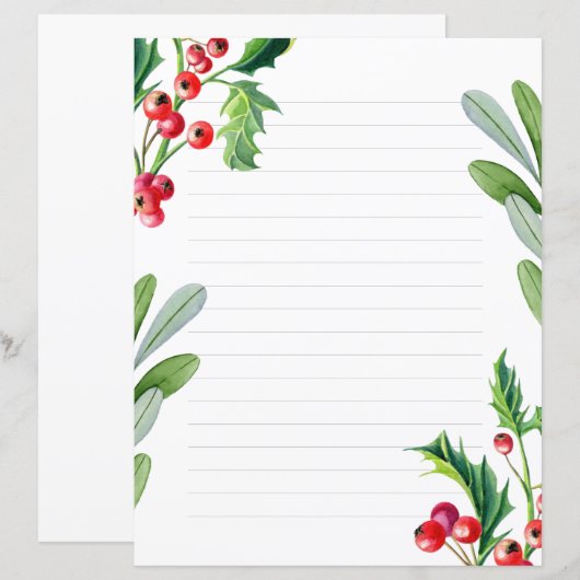 kerstpapier, met papier bekleed feestdag (Voorkant / Achterkant)