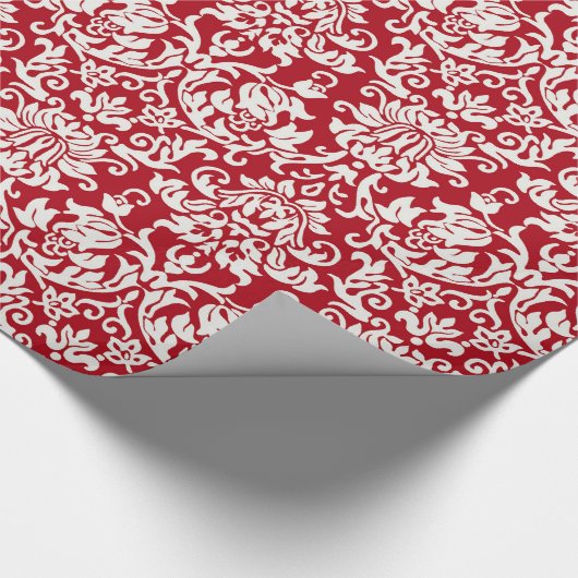 kerstpapier met rode daslaag - afdrukpapier cadeaupapier (Hoek)