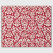 kerstpapier met rode daslaag - afdrukpapier cadeaupapier (Vlak)