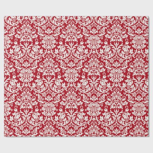 kerstpapier met rode daslaag - afdrukpapier cadeaupapier (Vlak)