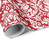 kerstpapier met rode daslaag - afdrukpapier cadeaupapier (Rol Hoek)