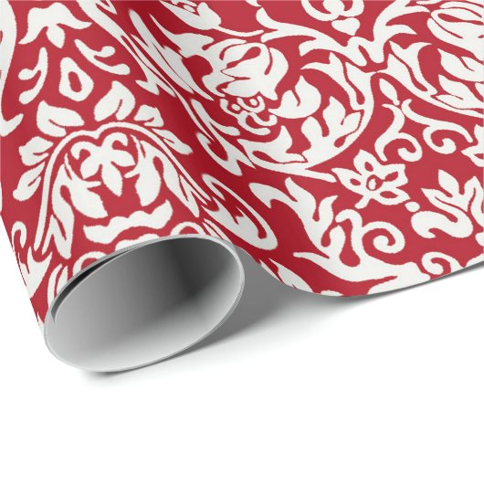 kerstpapier met rode daslaag - afdrukpapier cadeaupapier (Rol Hoek)