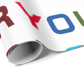 Kerstpapier met rode en witte kerstinslag cadeaupapier (Rol Hoek)