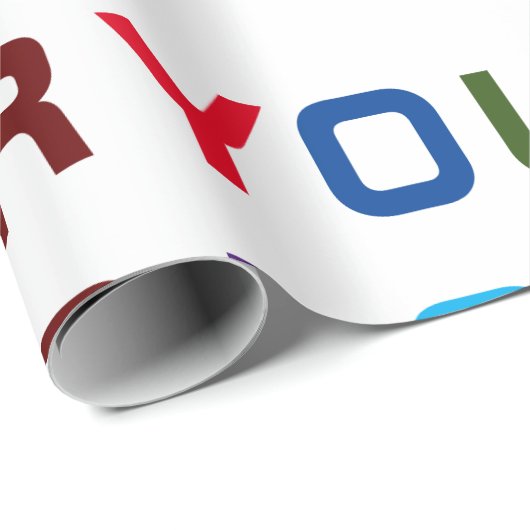 Kerstpapier met rode en witte kerstinslag cadeaupapier (Rol Hoek)