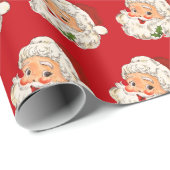  kerstpapier met rode kerstmankjes cadeaupapier (Rol Hoek)