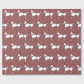 kerstpapier met rode omhulling cadeaupapier (Vlak)