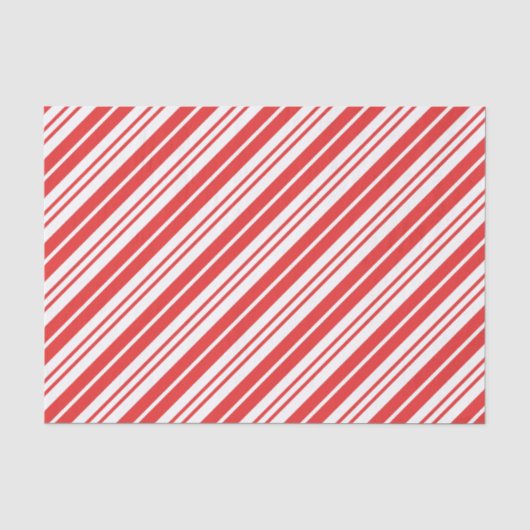 kerstpapier met rode streep tissuepapier (Voorkant)