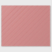 kerstpapier met rode streping cadeaupapier (Vlak)