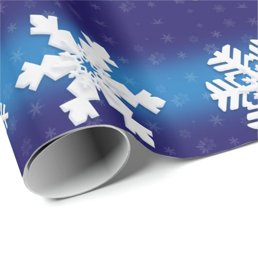 kerstpapier met snowflakes cadeaupapier (Rol Hoek)
