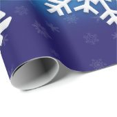 kerstpapier met snowflakes cadeaupapier (Rol Hoek)