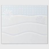 kerstpapier met snowflakes cadeaupapier (Vlak)