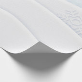 kerstpapier met snowflakes cadeaupapier (Hoek)