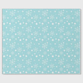 kerstpapier met snowflakes cadeaupapier (Vlak)