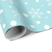 kerstpapier met snowflakes cadeaupapier (Rol Hoek)