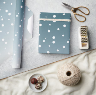 kerstpapier met snowflakes cadeaupapier