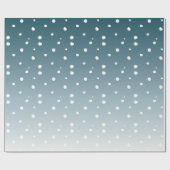 kerstpapier met snowflakes cadeaupapier (Vlak)