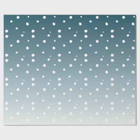 kerstpapier met snowflakes cadeaupapier (Vlak)