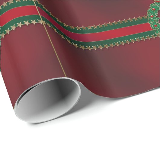kerstpapier met strips cadeaupapier (Rol Hoek)