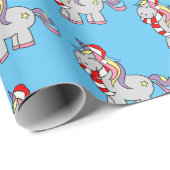 kerstpapier met unicorn Wrapping Cadeaupapier (Rol Hoek)