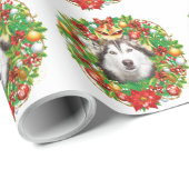 kerstpapier met uw FOTO-hondenkatten kind Cadeaupapier (Rol Hoek)