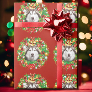 kerstpapier met uw FOTO-hondenkatten kind Cadeaupapier