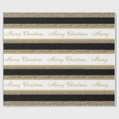 kerstpapier met vulling, met faux, gestript cadeaupapier (Vlak)