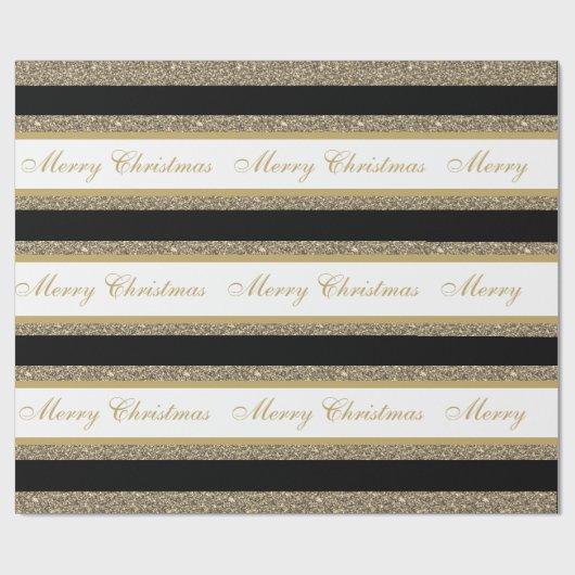 kerstpapier met vulling, met faux, gestript cadeaupapier (Vlak)