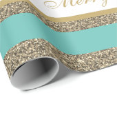 kerstpapier met vulling, met faux, gestript cadeaupapier (Rol Hoek)