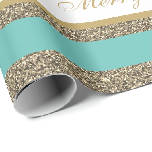 kerstpapier met vulling, met faux, gestript cadeaupapier (Rol Hoek)