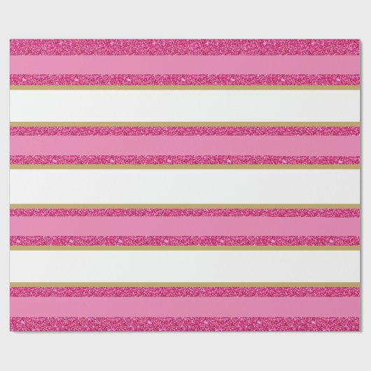 kerstpapier met vulling, met faux, gestript cadeaupapier (Vlak)