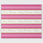 kerstpapier met vulling, met faux, gestript cadeaupapier (Vlak)